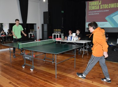 Turniej Tenisa Stołowego o Puchar Wójta Gminy Wojsławice 2024